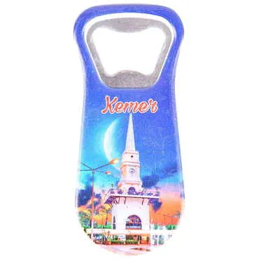 Kemer Themed Customised Uv Printed Plastic Base Plastic Base Bottle Opener 95x43 mm - 4