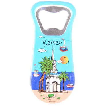 Kemer Themed Customised Uv Printed Plastic Base Plastic Base Bottle Opener 95x43 mm - 5