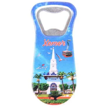 Kemer Themed Customised Uv Printed Plastic Base Plastic Base Bottle Opener 95x43 mm - 7