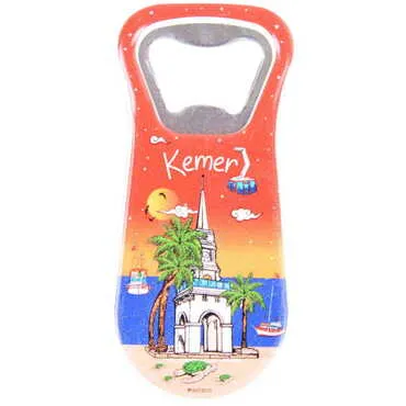 Kemer Themed Customised Uv Printed Plastic Base Plastic Base Bottle Opener 95x43 mm - 9