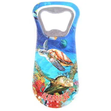 Kemer Themed Customised Uv Printed Plastic Base Plastic Base Bottle Opener 95x43 mm - 11