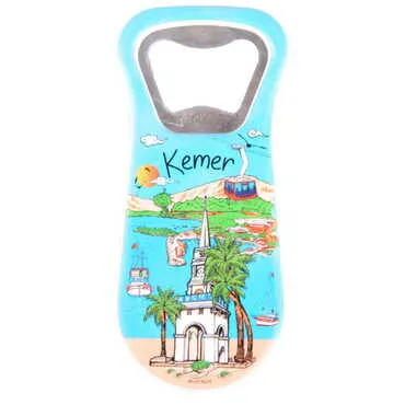 Kemer Themed Customised Uv Printed Plastic Base Plastic Base Bottle Opener 95x43 mm - 15