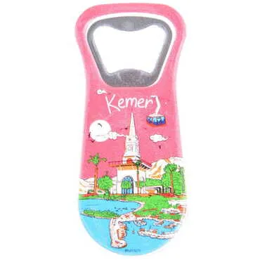 Kemer Themed Customised Uv Printed Plastic Base Plastic Base Bottle Opener 95x43 mm - 16