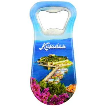Toptan Kuşadası Temalı Uv Baskılı Açacak Magnet 95x43 mm - 5