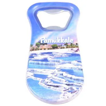 Pamukkale Themed Customised Uv Printed Plastic Base Plastic Base Bottle Opener 95x43 mm - 6