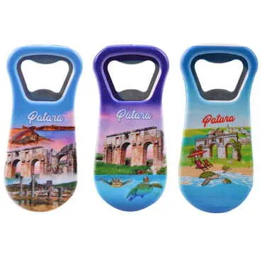 Patara Themed Customised Uv Printed Plastic Base Plastic Base Bottle Opener 95x43 mm - 3