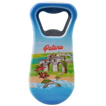Patara Themed Customised Uv Printed Plastic Base Plastic Base Bottle Opener 95x43 mm - 5
