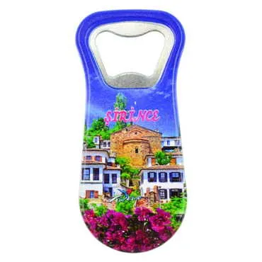 Şirince Themed Customised Uv Printed Plastic Base Plastic Base Bottle Opener 95x43 mm - 4