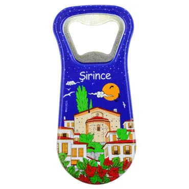 Şirince Themed Customised Uv Printed Plastic Base Plastic Base Bottle Opener 95x43 mm - 6
