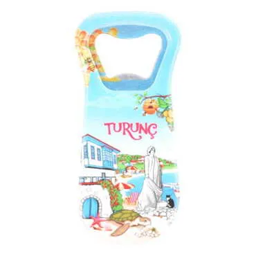 Turunc Themed Customised Uv Printed Plastic Base Plastic Base Bottle Opener 95x43 mm - 4
