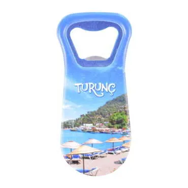 Turunc Themed Customised Uv Printed Plastic Base Plastic Base Bottle Opener 95x43 mm - 5