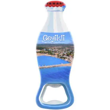 Geyikli Themed Customised Uv Printed Coca Cola Bottle Shape Plastic Base Bottle Opener 42x120 mm - 4