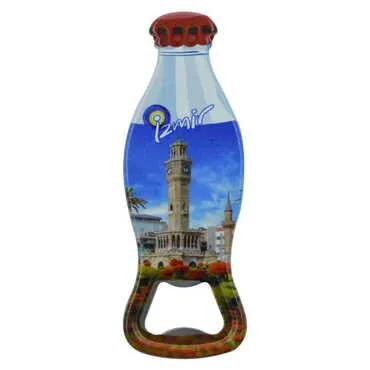 Toptan İzmir Temalı Myros Şişe Açacak Magnet 42x120 mm - 9