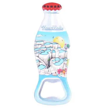 Toptan Pamukkale Temalı Myros Şişe Açacak Magnet 42x120 mm - 5