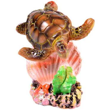 Polyester Turtle Figurine 6 Cm - 5
