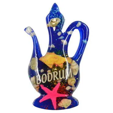 Bodrum Themed Transparent Polyester Photo Fridge Magnet - 20