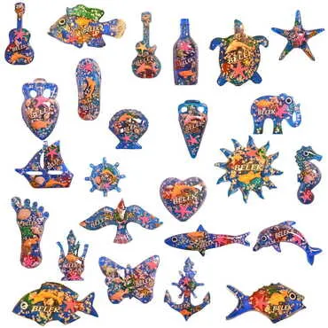 Belek Themed Transparent Polyester Photo Fridge Magnet - 2