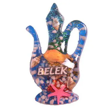 Belek Themed Transparent Polyester Photo Fridge Magnet - 6