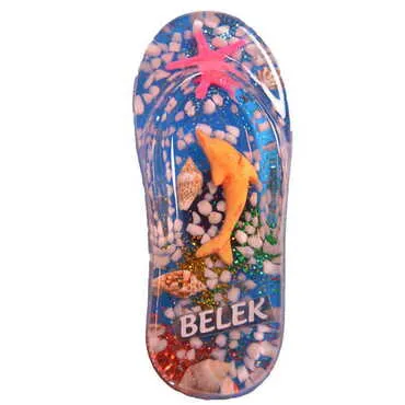 Belek Themed Transparent Polyester Photo Fridge Magnet - 7