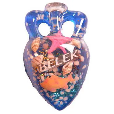 Belek Themed Transparent Polyester Photo Fridge Magnet - 18