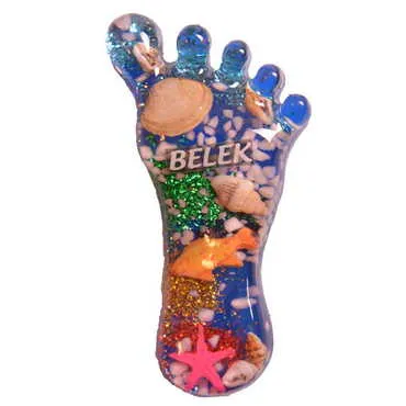 Belek Themed Transparent Polyester Photo Fridge Magnet - 19