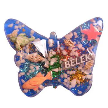 Belek Themed Transparent Polyester Photo Fridge Magnet - 21