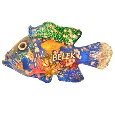Belek Themed Transparent Polyester Photo Fridge Magnet - 27