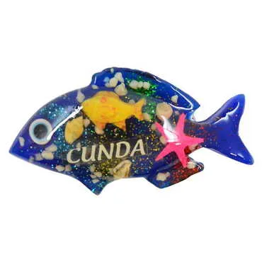 Cunda Themed Transparent Polyester Photo Fridge Magnet - 9