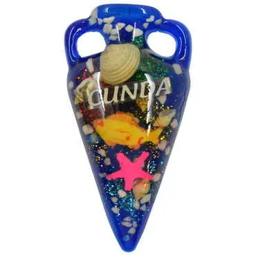 Cunda Themed Transparent Polyester Photo Fridge Magnet - 22