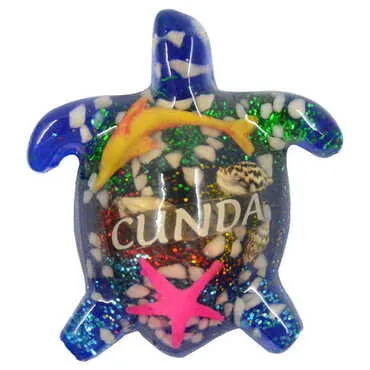 Cunda Themed Transparent Polyester Photo Fridge Magnet - 23
