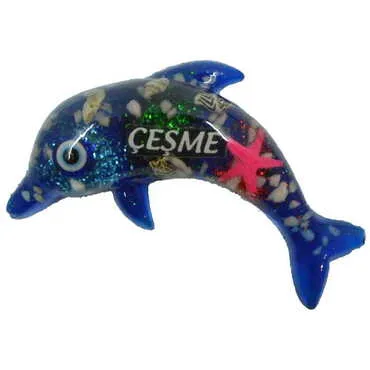 Toptan Çeşme Temalı Şeffaf Polyester Magnet - 4