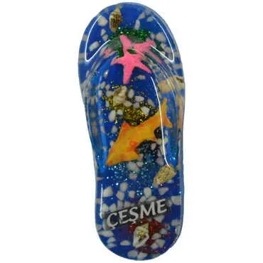 Toptan Çeşme Temalı Şeffaf Polyester Magnet - 12