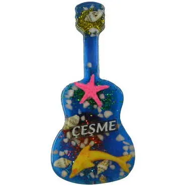 Toptan Çeşme Temalı Şeffaf Polyester Magnet - 14