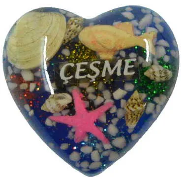 Toptan Çeşme Temalı Şeffaf Polyester Magnet - 16
