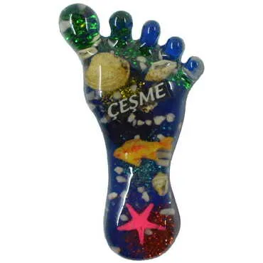 Toptan Çeşme Temalı Şeffaf Polyester Magnet - 20