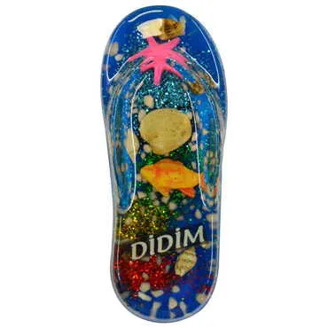 Didim Themed Transparent Polyester Photo Fridge Magnet - 17