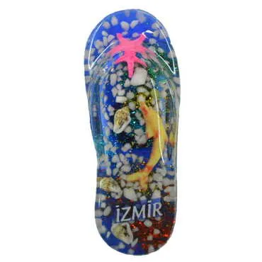 Izmir Themed Transparent Polyester Photo Fridge Magnet - 17