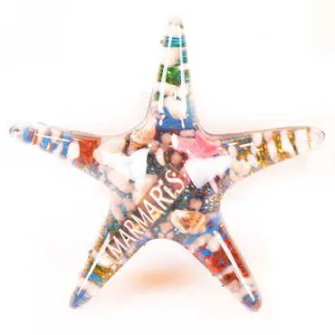 Marmaris Themed Transparent Polyester Photo Fridge Magnet - 9