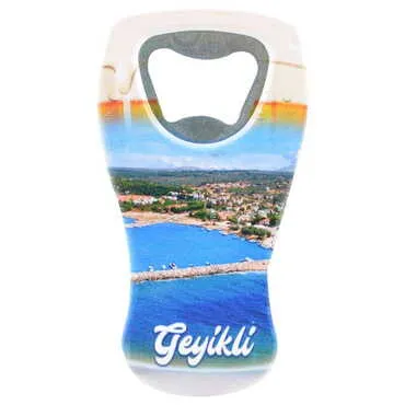 Geyikli Themed Customised UV Printed Beer Glass Shape Plastic Base Bottle Opener 52x97 mm - 4