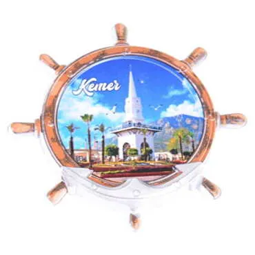 Toptan Kemer Temalı Uv Baskılı Dümen Şekilli Magnet 82x82 mm - 6