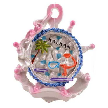 Toptan Marin Temalı Taşlı ve Sedefli Polyester Magnet - 3
