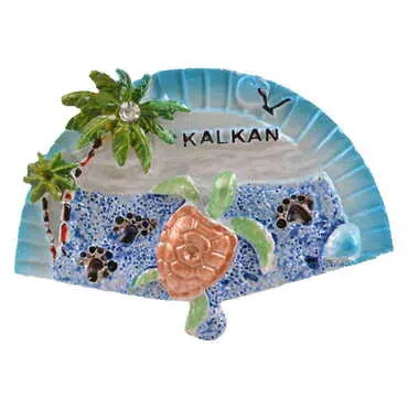 Toptan Marin Temalı Taşlı ve Sedefli Polyester Magnet - 8