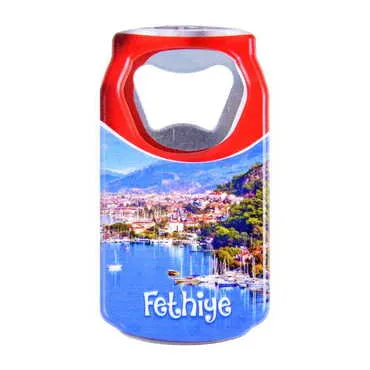Toptan Fethiye Temalı Myros Teneke Kutu Açacak Magnet 43x80 mm - 3
