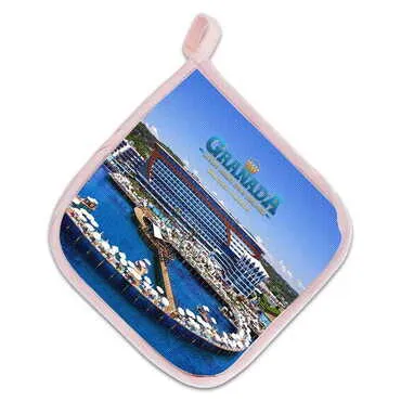 Hotel Themed Customised Digital Printed Pot Holder 200x200 mm - 3