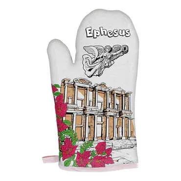 Ephesus Themed Customised Digital Printed Kitchen Glove 300x150 mm - 3