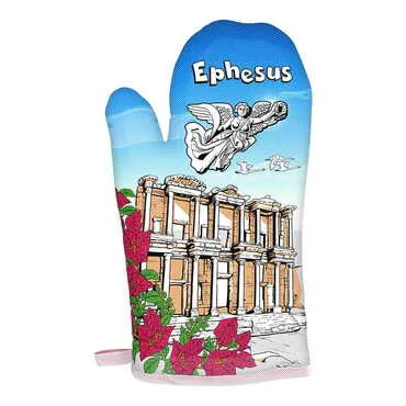 Ephesus Themed Customised Digital Printed Kitchen Glove 300x150 mm - 4