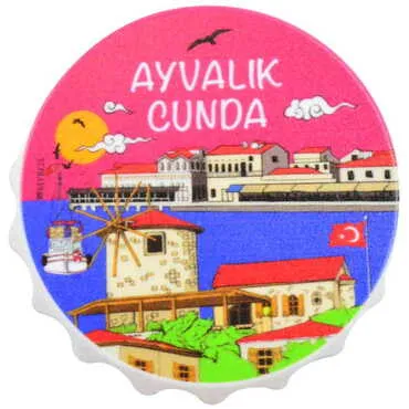 Toptan Cunda Temalı Uv Baskılı Küçük Kapak Açacak Magnet 58x15 mm - 5