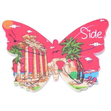 Toptan Side Temalı Myros Uv Kelebek Şeki̇lli̇ Magnet 80*58 Mm - 4