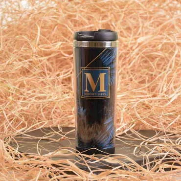 Toptan Erkeğe Özel İnce Çelik Ofset Thermo Mug 350 ml - 2
