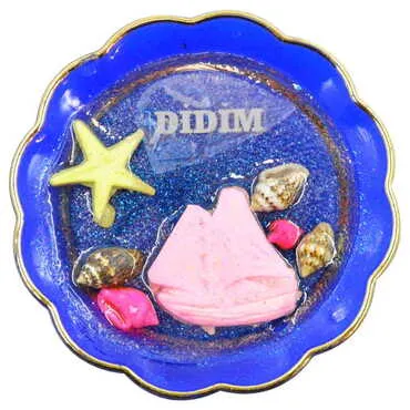 Toptan Didim Temalı Deniz Kanuğu Tabak Magnet - 4
